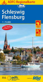Radwanderkarte Schleswig Flensburg ADFC Regionalkarte Coverbild 2018